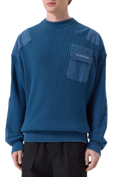 Хлопковый свитер BALENCIAGA, арт. 833238/T3386, фото 3