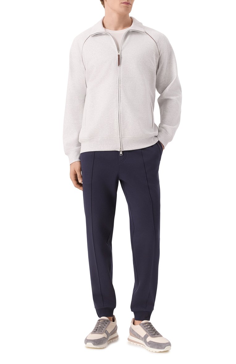 Хлопковая толстовка BRUNELLO CUCINELLI, арт. MW8639087G, фото 1