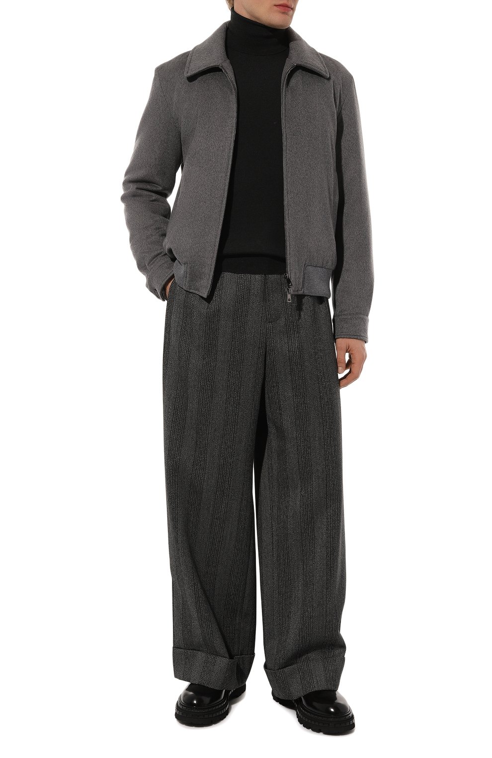 Шерстяные брюки EMPORIO ARMANI, арт. EM000722/TE12161, фото 2