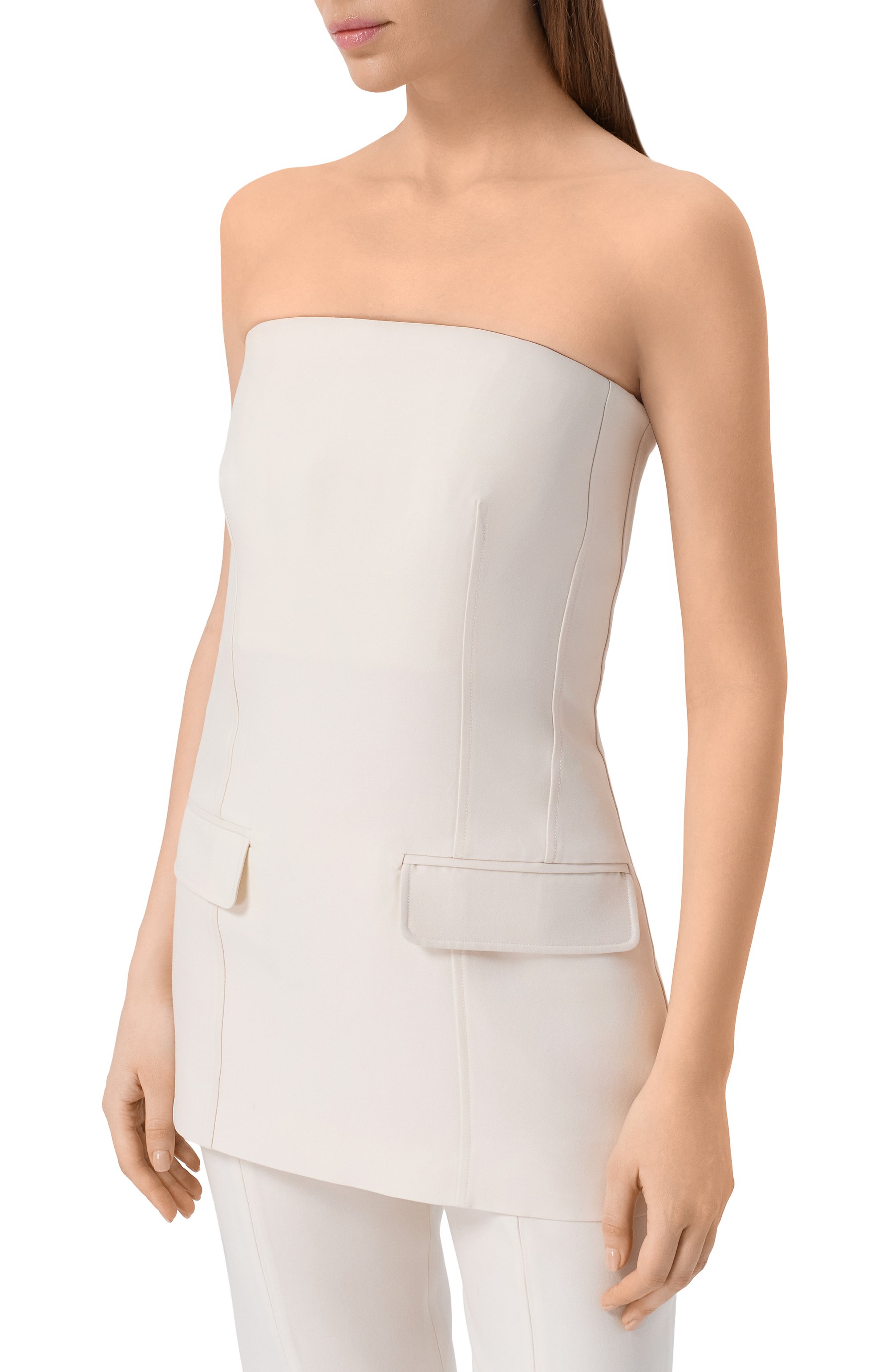 Топ из шерсти и шелка TOTEME, арт. 261-WRT0611-FB0567, фото 3