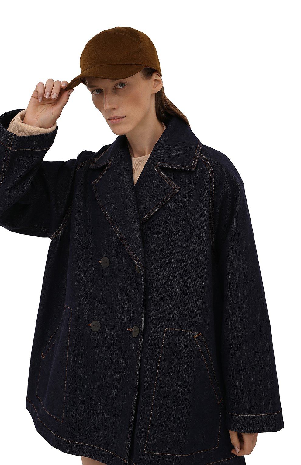 Кашемировая бейсболка LORO PIANA, арт. FAF4494, фото 2