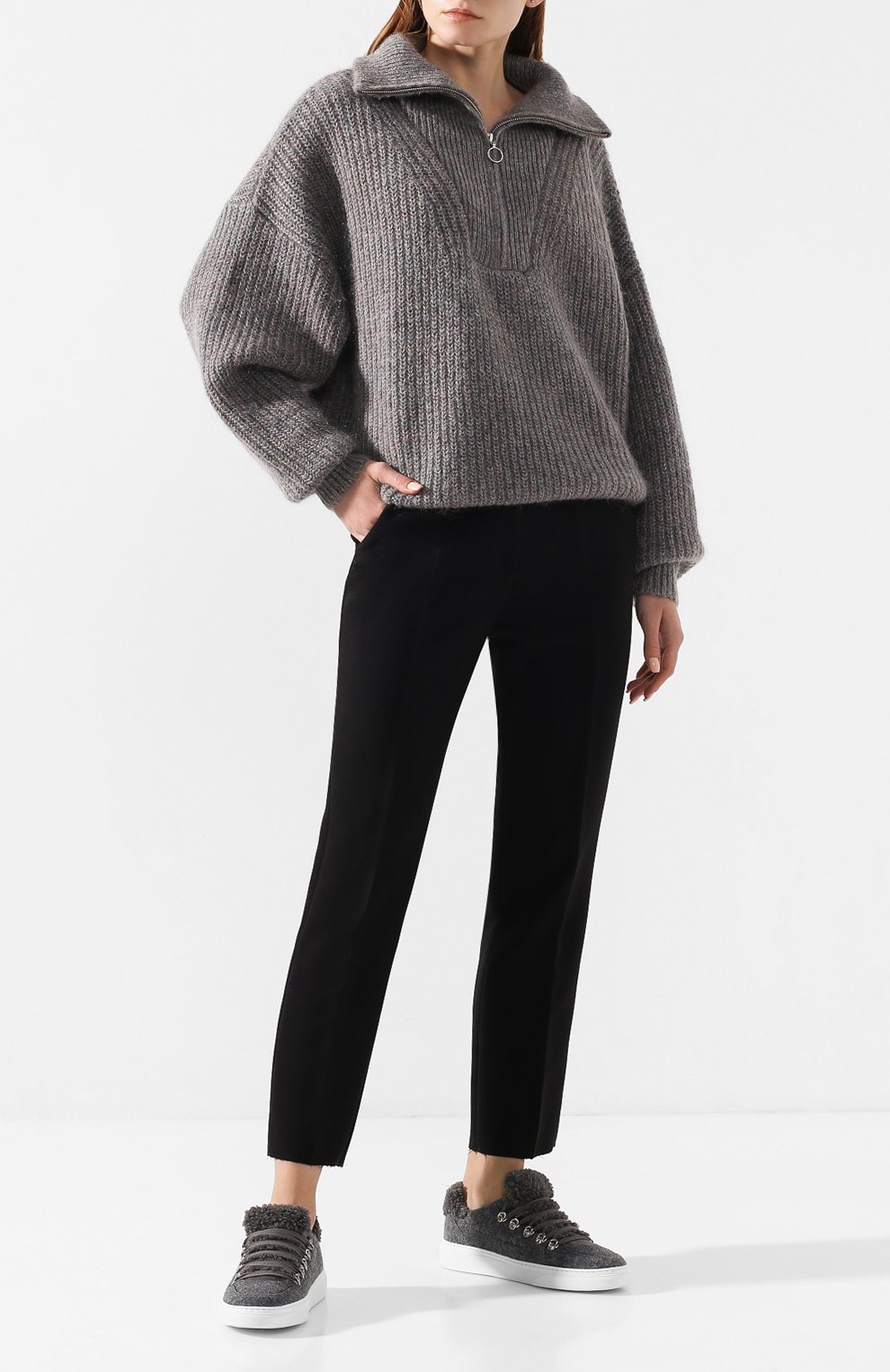 Текстильные кеды HOGAN, арт. HXW3650BY60LNN, фото 2