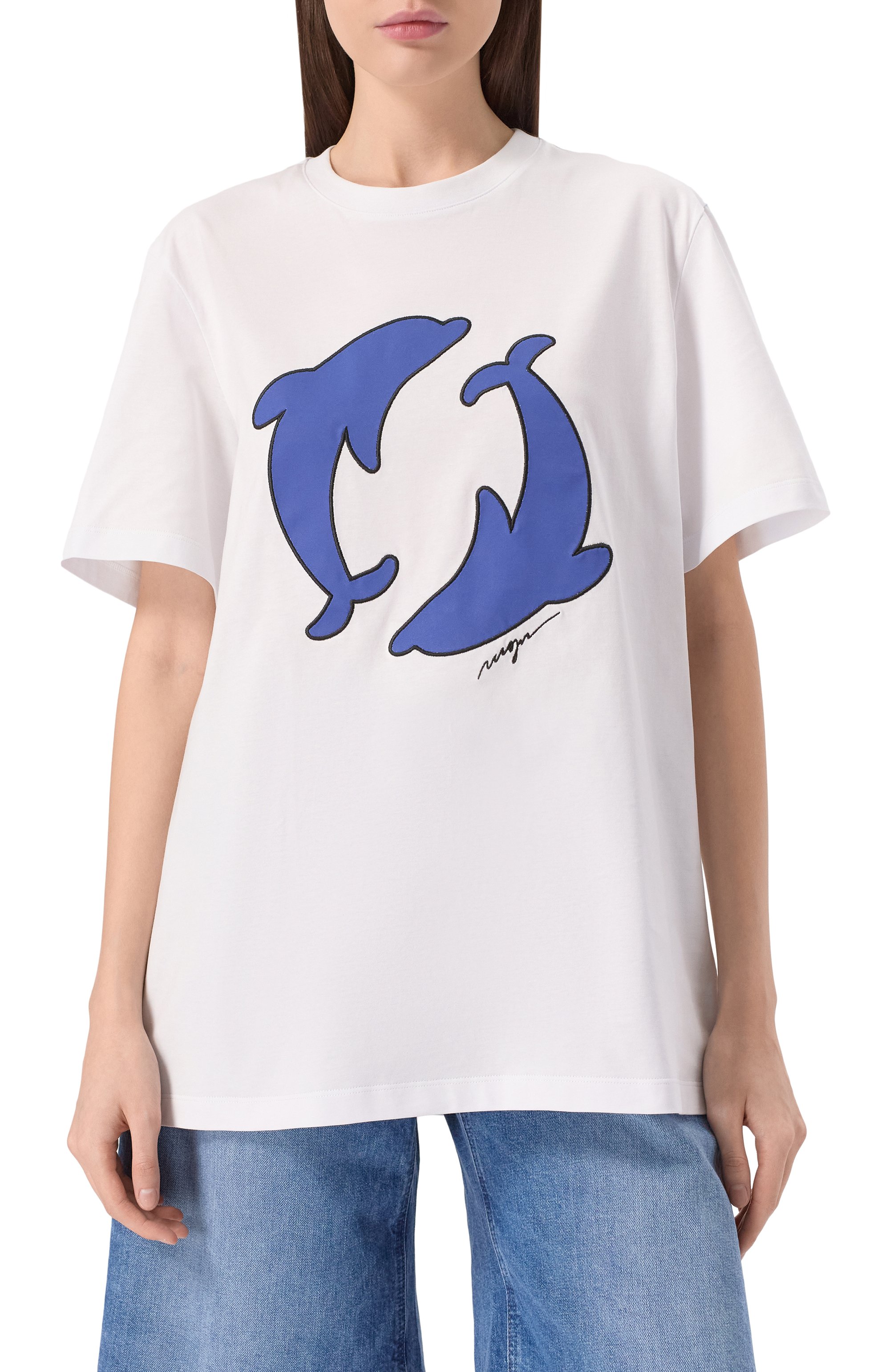 Хлопковая футболка MSGM, арт. 3840MM125/257002, фото 3