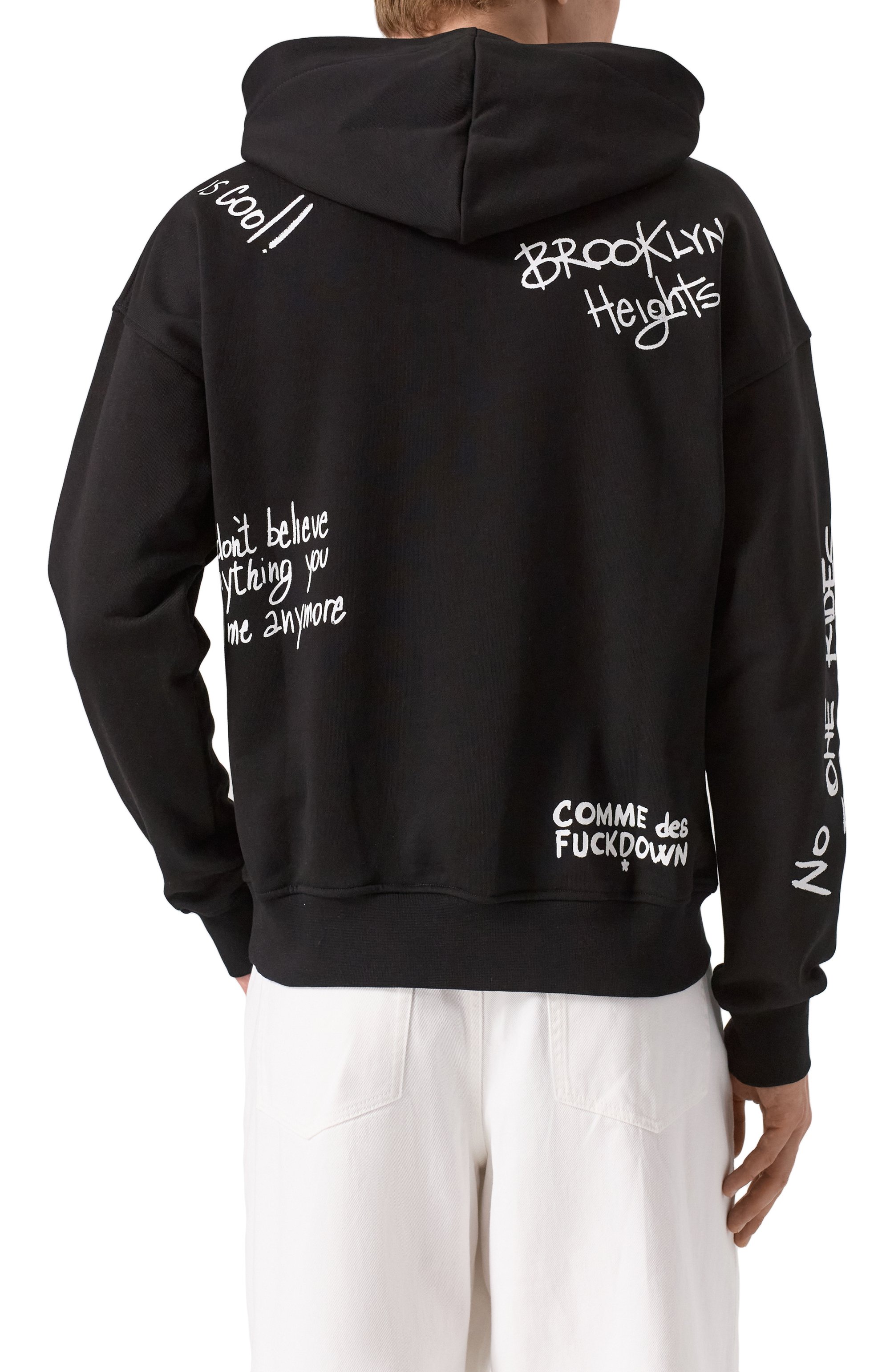 Хлопковое худи COMME DES FUCKDOWN, арт. CFABM01550, фото 4