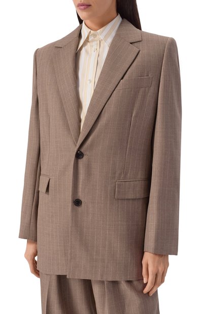 Шерстяной жакет SAINT LAURENT, арт. 824743/Y6K25, фото 3