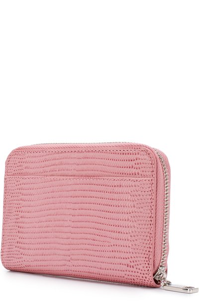 Кожаный кошелек на молнии с логотипом бренда DOLCE & GABBANA розового цвета по цене 66600 руб., арт. BI0920/AH330, фото 2 Кожаный кошелек на молнии с логотипом бренда DOLCE & GABBANA, арт. BI0920/AH330, фото 2