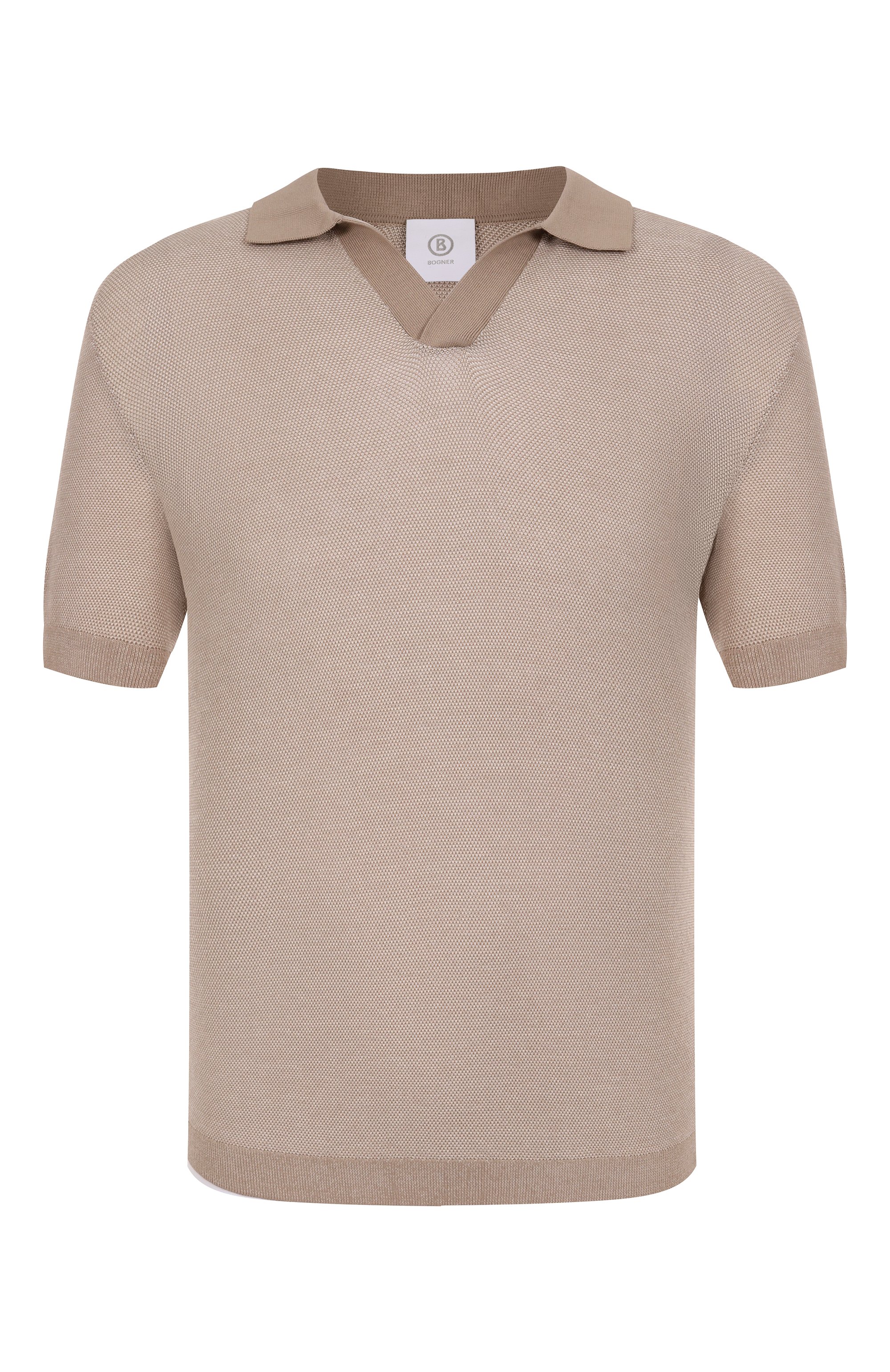 Поло из хлопка и вискозы BOGNER, арт. 88419503, фото 1
