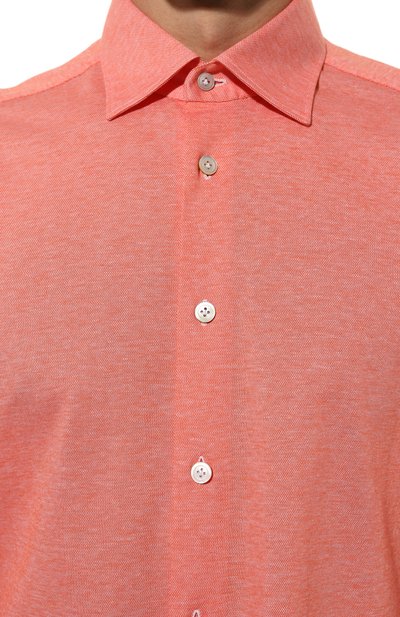 Хлопковая рубашка KITON, арт. UCIH06923, фото 5