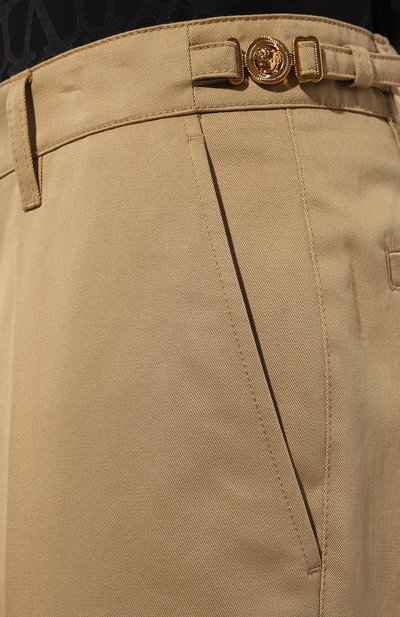 Хлопковые брюки VERSACE, арт. 1010583/1A01718, фото 5