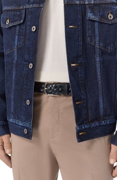 Мужской кожаный ремень BARRETT, арт. 23B607.2/INTRECCI0 FL