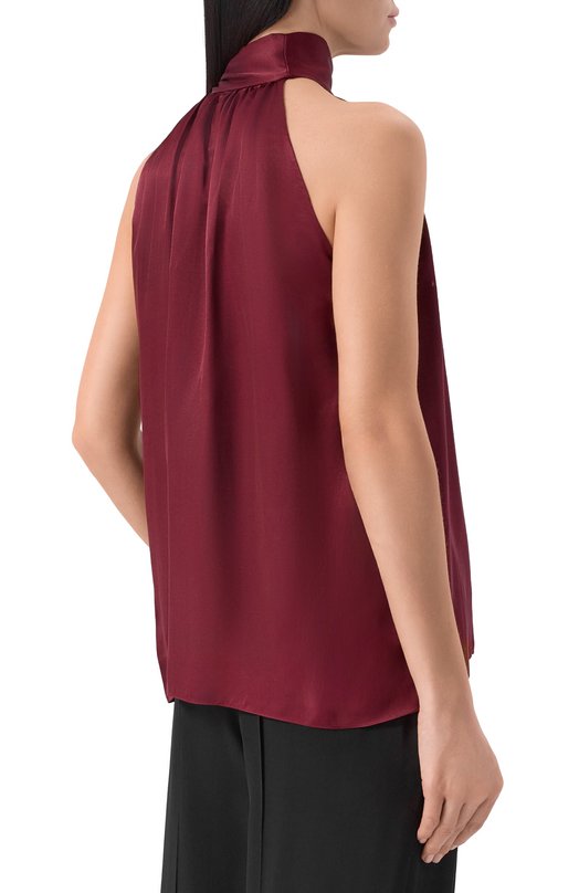 Атласный топ Leffers 8.52.106.16.13. Бордовый  8.52.106.16.13. Фото 4