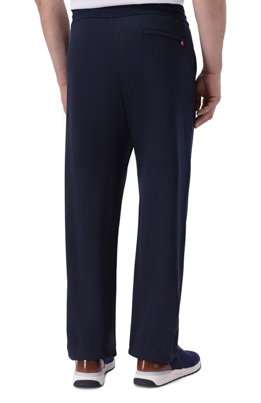 Спортивный костюм из хлопка и шерсти Kiton UMJ002403 Синий  UMJ002403 Фото 5