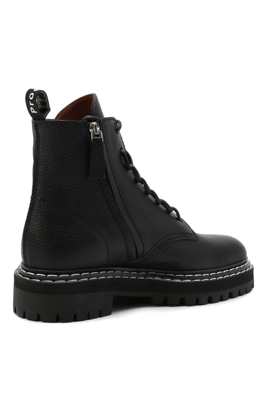 Кожаные ботинки Proenza Schouler Чёрный, фото 5