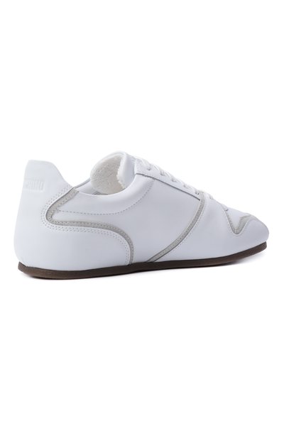 Кожаные кеды MOSCHINO, арт. MB15021G00/GAB, фото 4