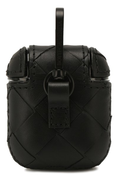 Кожаный чехол для airpods BOTTEGA VENETA черного цвета по цене 39950 руб., арт. 610263/VCPQ0, фото 3 Кожаный чехол для airpods BOTTEGA VENETA, арт. 610263/VCPQ0, фото 3