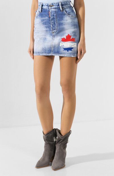 Джинсовая юбка DSQUARED2, арт. S73MA0474/S30309, фото 3