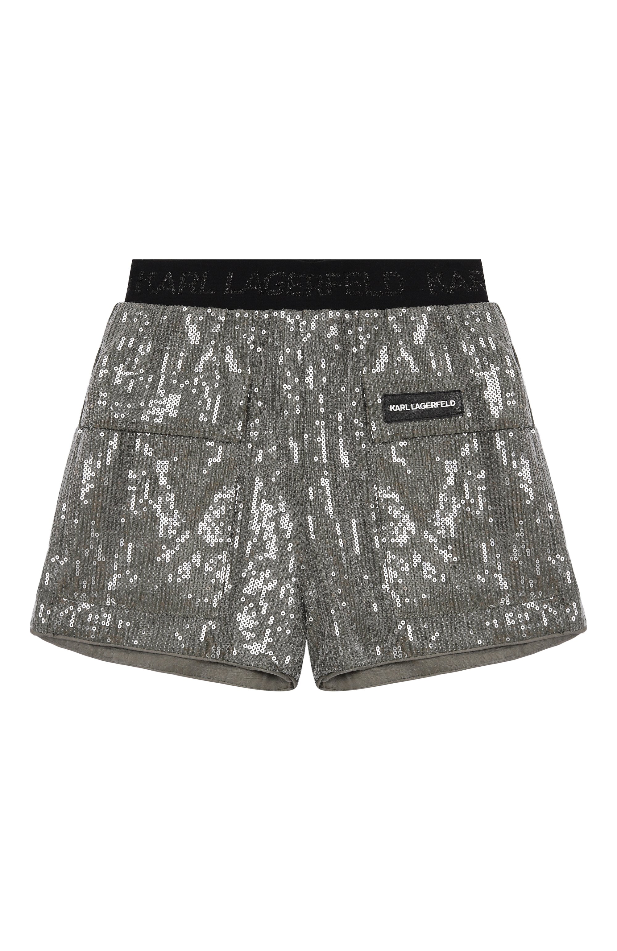 Шорты из вискозы KARL LAGERFELD KIDS, арт. Z30448, фото 1