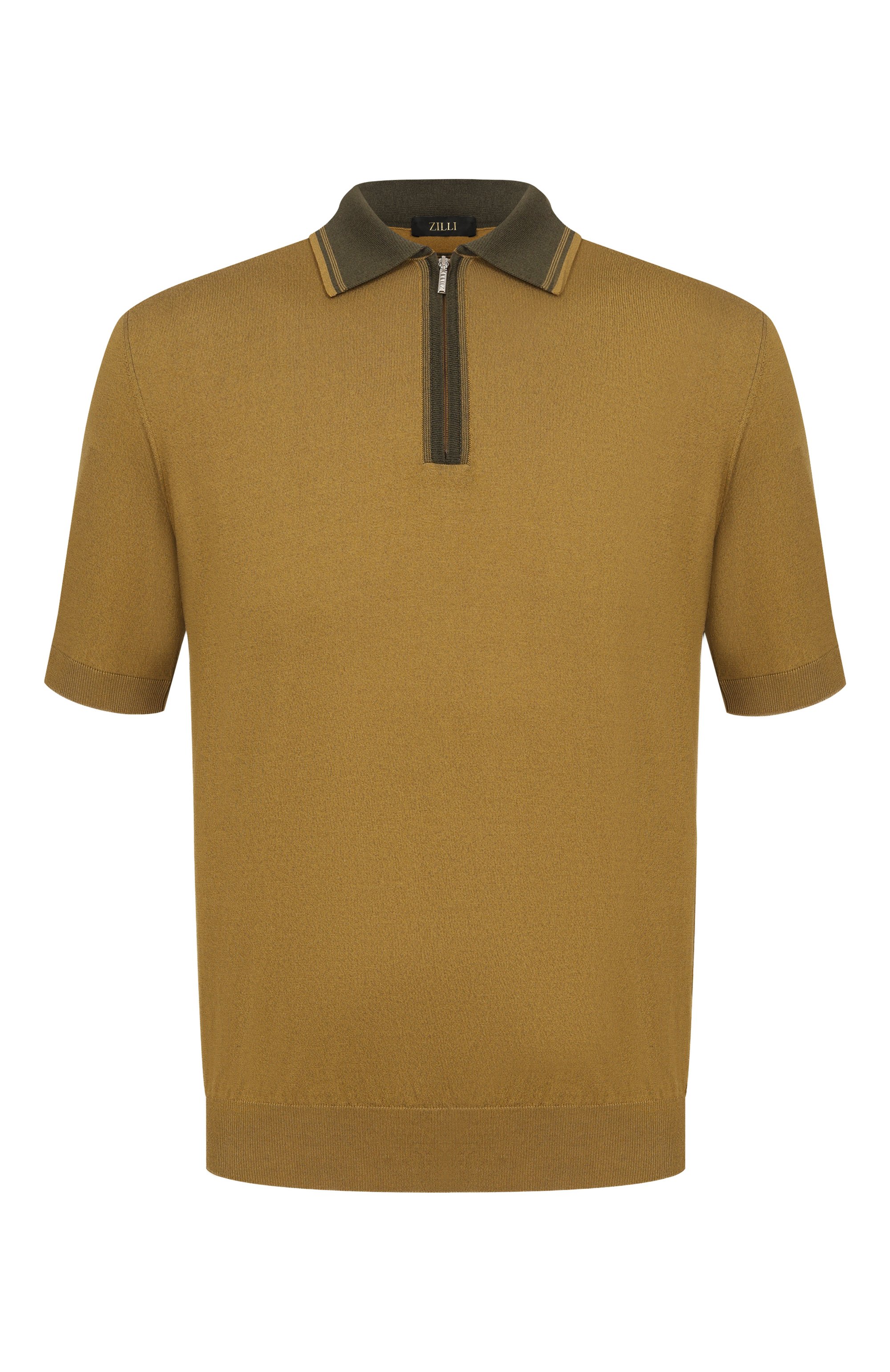 Поло из хлопка и шелка ZILLI, арт. KZP002M0142VUC000, фото 1