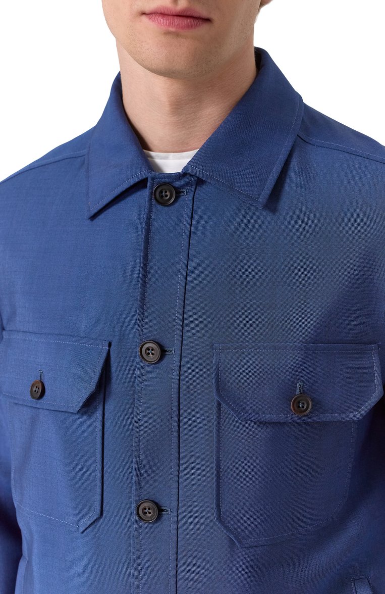 Шерстяная куртка-рубашка CORNELIANI, арт. 25LI22-2518187, фото 1
