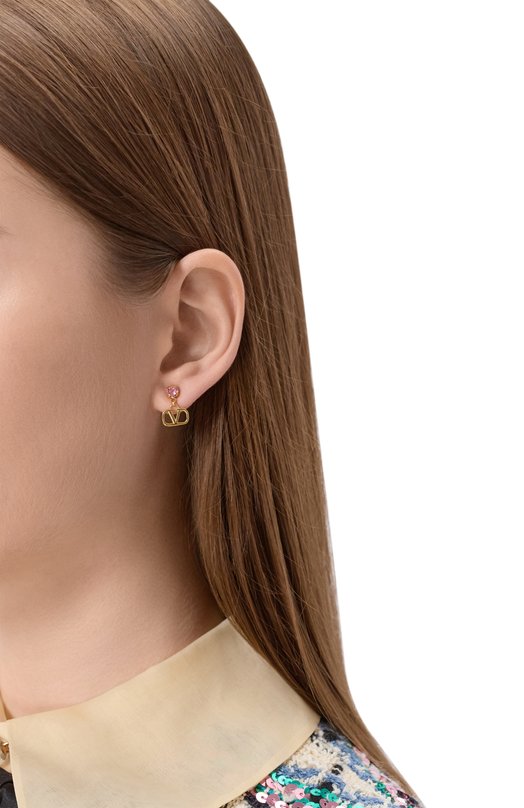 Серьги VLogo Signature Valentino 6W2J0H29YCW/G0LD Золотой  6W2J0H29YCW/G0LD Фото 2