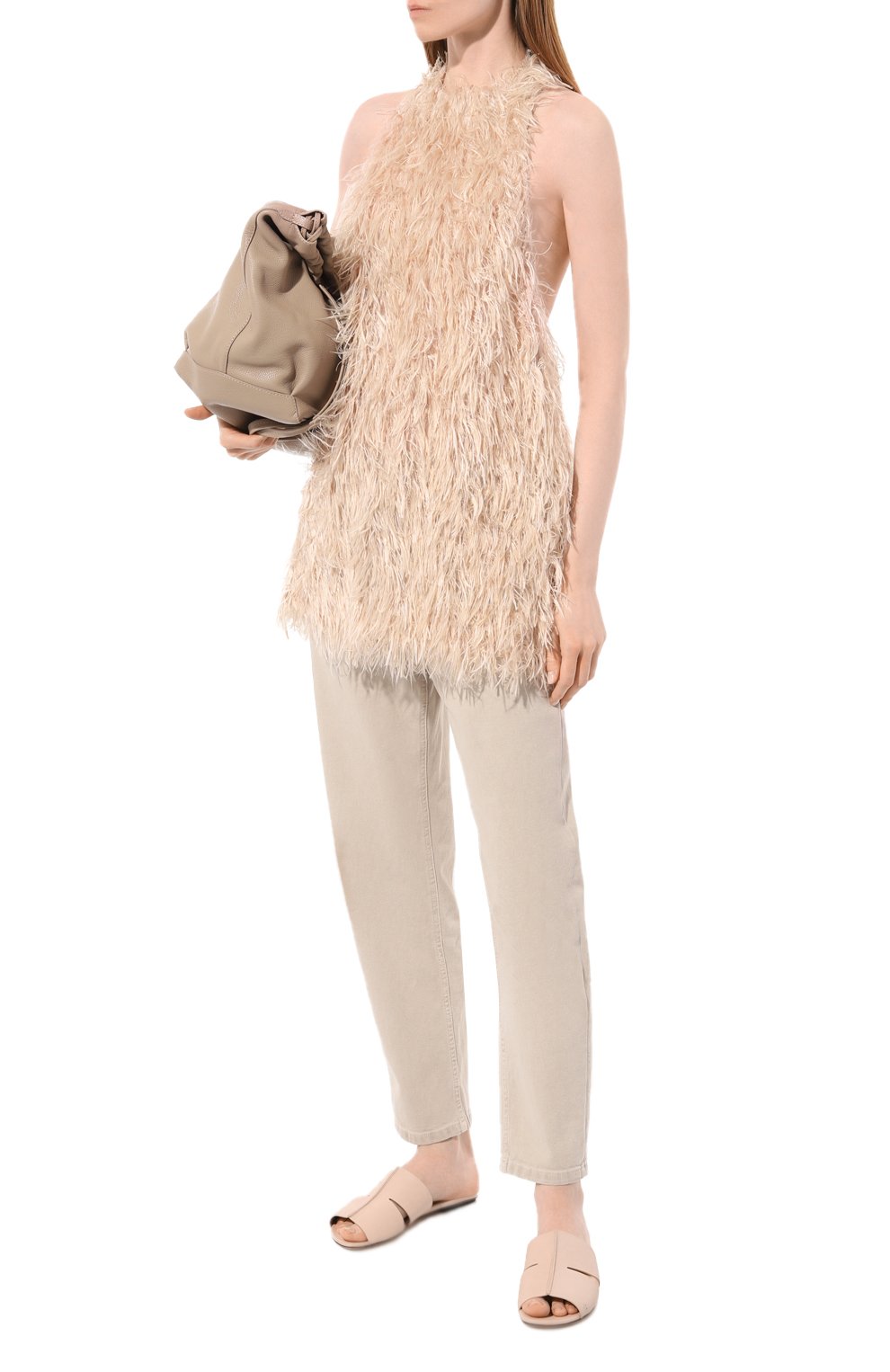 Кожаные шлепанцы LORENA ANTONIAZZI, арт. P24207SC17D/9884, фото 2