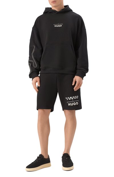 Хлопковое худи HUGO, арт. 50531738, фото 2