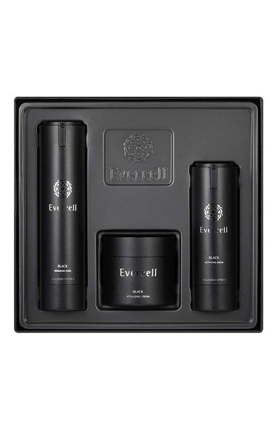 Мужского набор для ухода за кожей black skin care set (50+30+50ml) EVERCELL, арт. 8809314951532