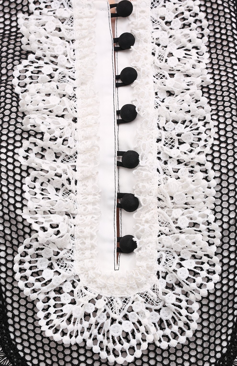 Хлопковая блузка SELF-PORTRAIT, арт. SS21-022T, фото 5