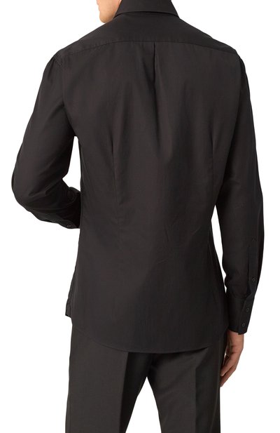 Хлопковая сорочка BRUNELLO CUCINELLI, арт. MW6041718, фото 4