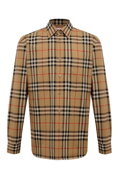 Мужская хлопковая рубашка BURBERRY, арт. 8070577