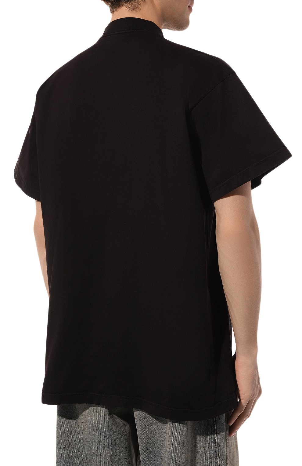 Хлопковая футболка BALENCIAGA, арт. 739028/TPVN4, фото 4