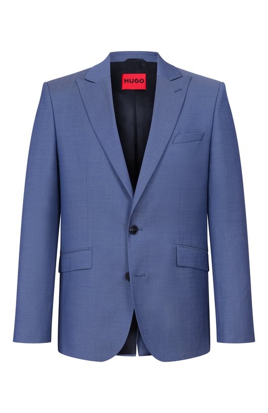 Шерстяной пиджак HUGO 50555240 Синий 50555240