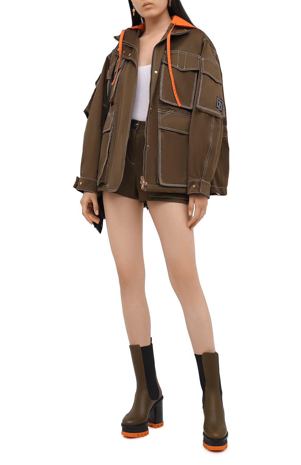 Кожаные ботильоны greca labyrinth VERSACE, арт. DST420Q/DVTA3, фото 2