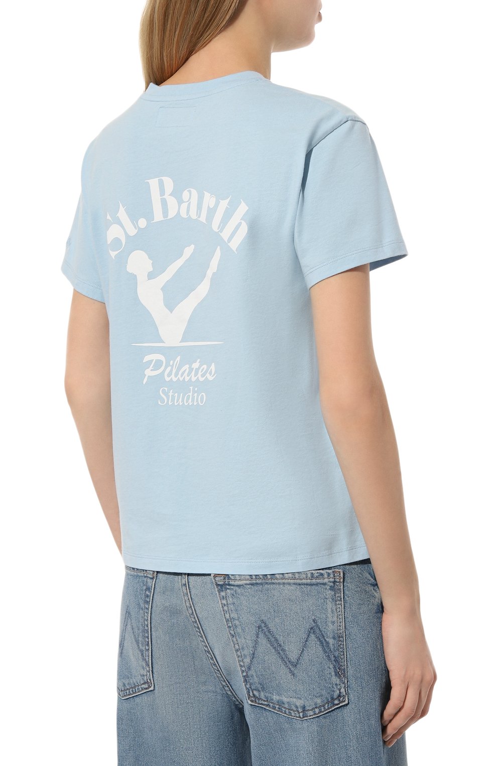 Хлопковые футболка MC2 SAINT BARTH, арт. STBW/EMILIE W/11192E, фото 4