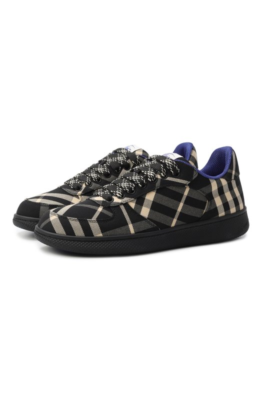 Текстильные кеды Terrace Burberry 8095370 Чёрный 8095370