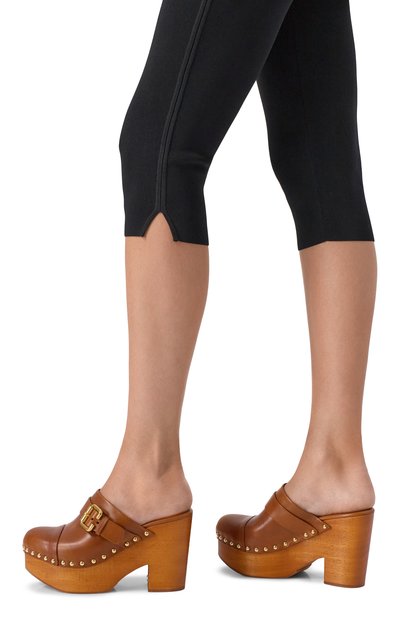 Кожаные сабо jeannette CHLOÉ, арт. CHC24A02TLT, фото 3