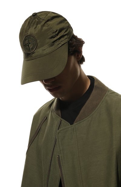 Бейсболка STONE ISLAND хаки цвета по цене 15750 руб., арт. 761599576, фото 2 Бейсболка STONE ISLAND, арт. 761599576, фото 2