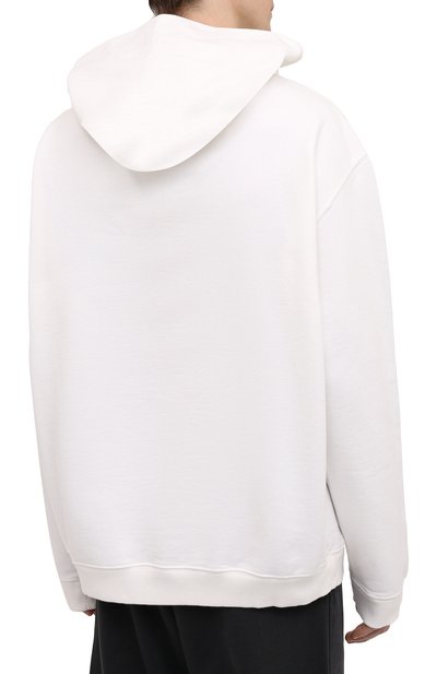 Хлопковое худи MAISON MARGIELA белого цвета по цене 71800 руб., арт. S50GU0163/S25503, фото 4 Хлопковое худи MAISON MARGIELA, арт. S50GU0163/S25503, фото 4