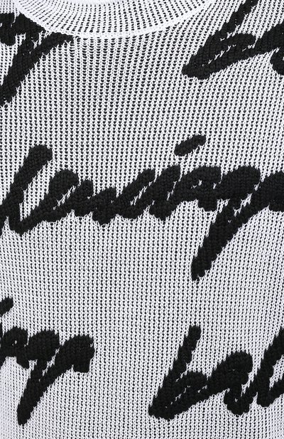 Свитер из хлопка и шерсти BALENCIAGA черно-белого цвета по цене 89950 руб., арт. 625985/T3180, фото 5 Свитер из хлопка и шерсти BALENCIAGA, арт. 625985/T3180, фото 5