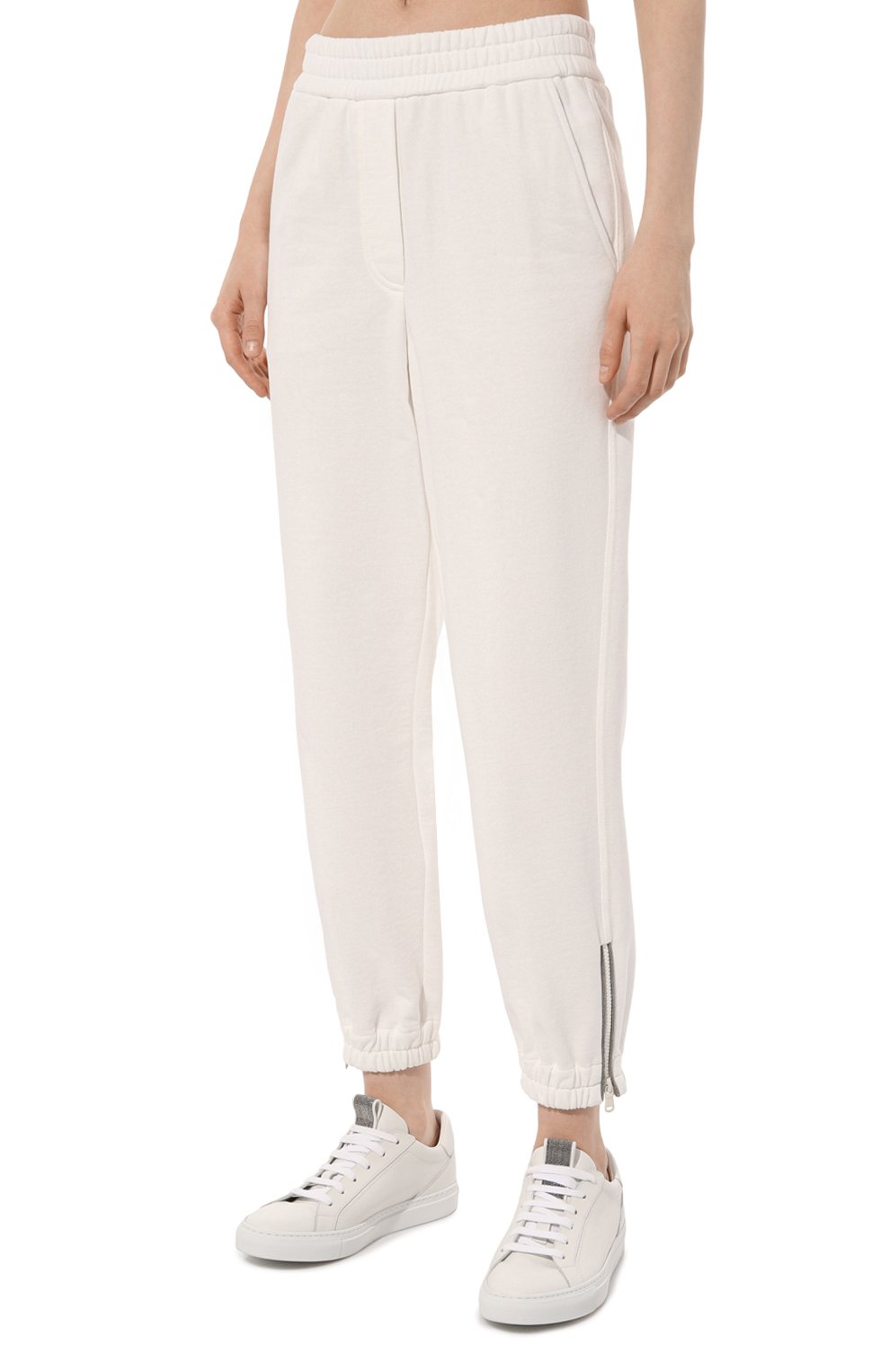 Хлопковые джоггеры BRUNELLO CUCINELLI, арт. MP05NHS899, фото 3