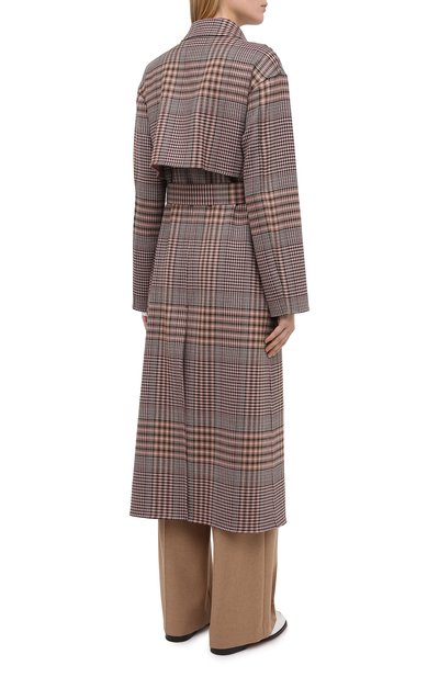 Шерстяное пальто LORO PIANA коричневого цвета по цене 399500 руб., арт. FAL2994, фото 4 Шерстяное пальто LORO PIANA, арт. FAL2994, фото 4