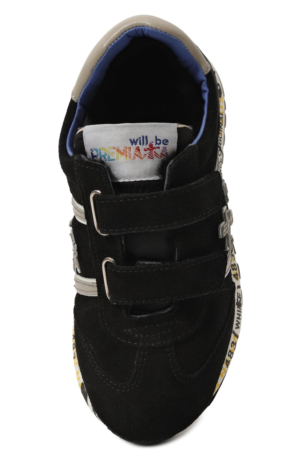 Замшевые кроссовки lucy PREMIATA WILL BE черного цвета по цене 23800 руб., арт. 19M21925/LUCY V M/27-35, фото 4 Замшевые кроссовки lucy PREMIATA WILL BE, арт. 19M21925/LUCY V M/27-35, фото 4