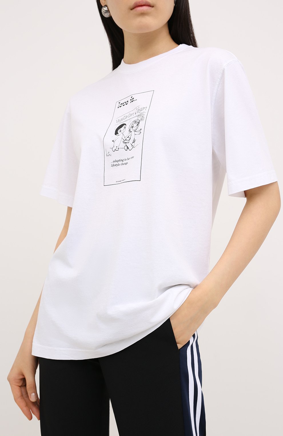 Хлопковая футболка VETEMENTS, арт. UAH21TR679 1600/W, фото 3
