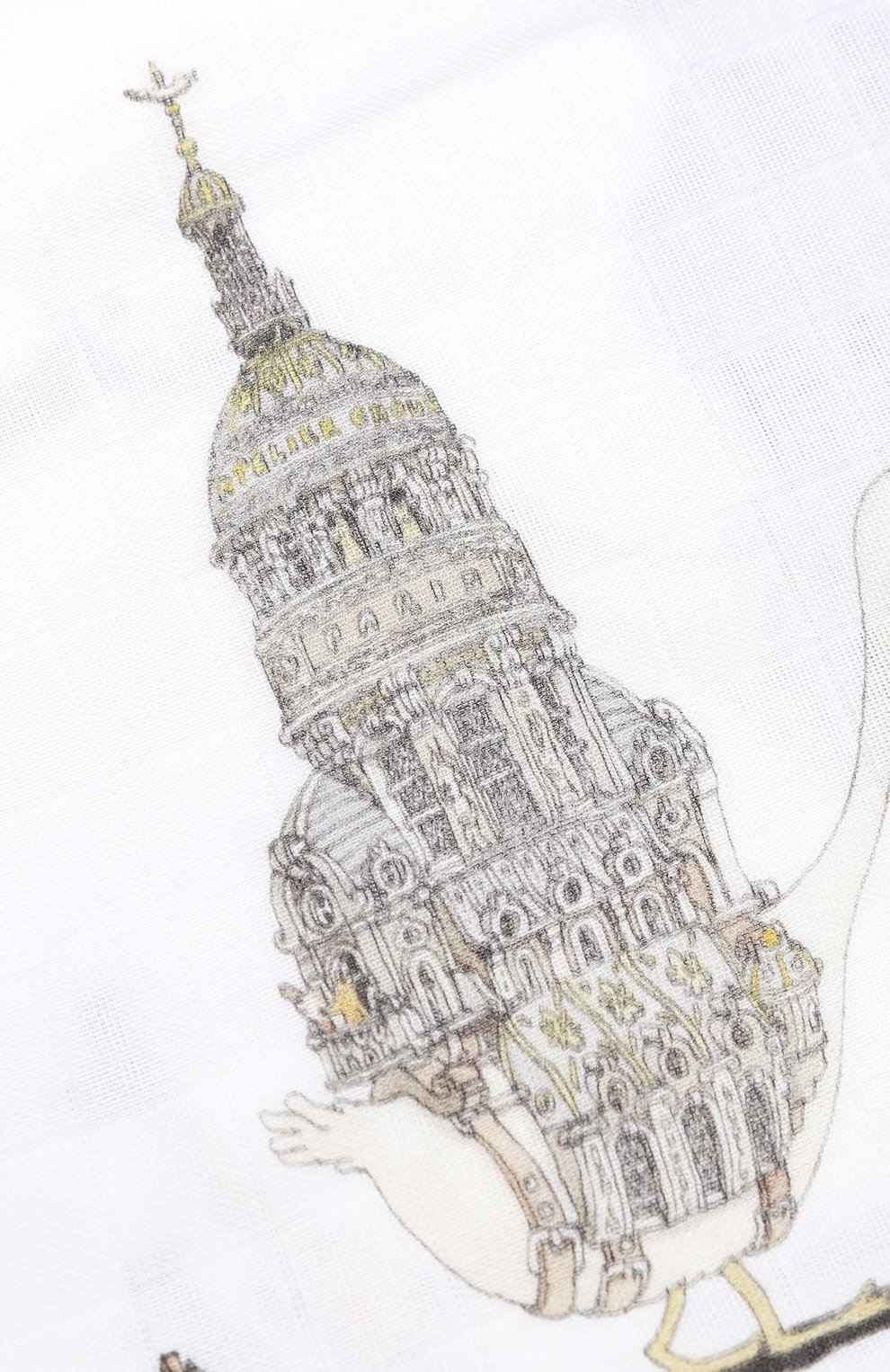 Хлопковый нагрудник ATELIER CHOUX, арт. LARGE BIB ATELIER CH0UX PARIS, фото 3