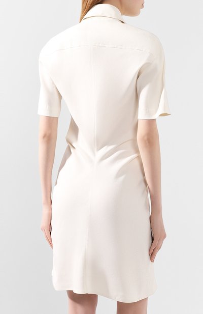 Платье из смеси льна и вискозы OFF-WHITE, арт. 0WDB236S20FAB0020100, фото 4