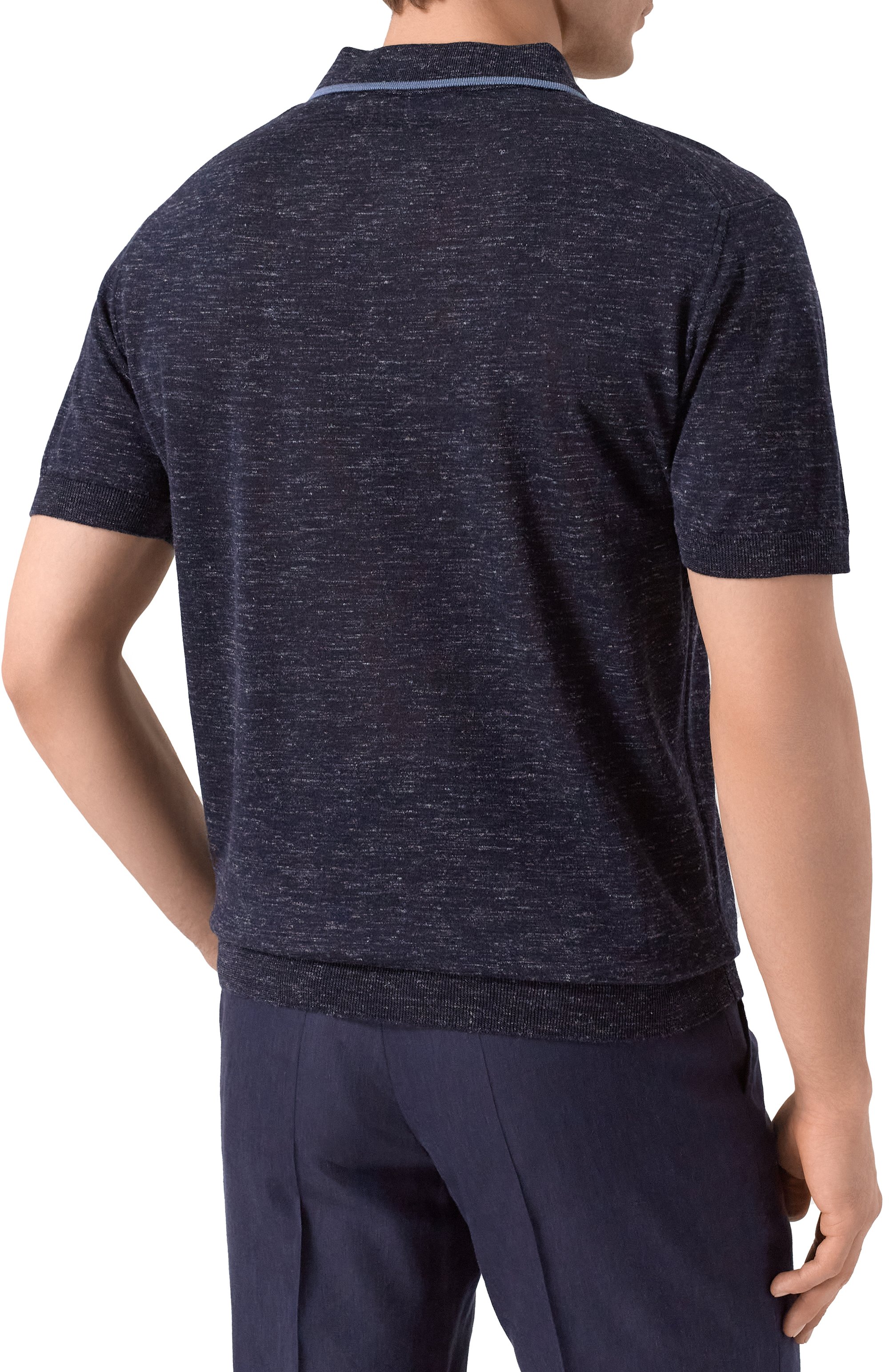 Поло из шерсти и шелка CORNELIANI, арт. 27M545/2725130, фото 4