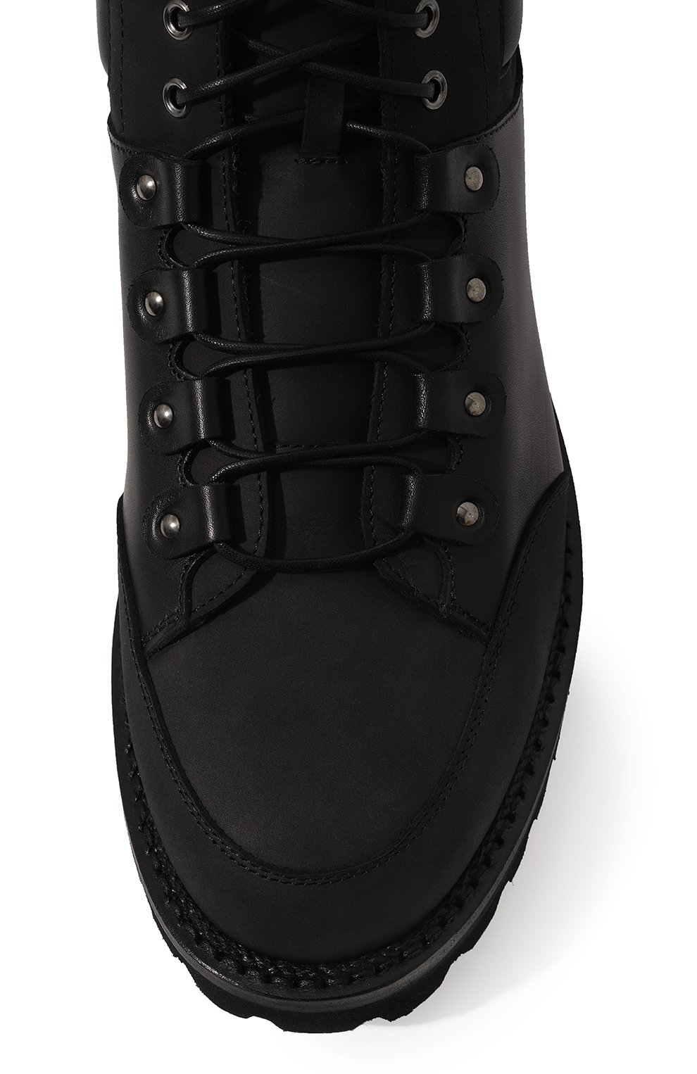 Кожаные ботинки W.GIBBS черного цвета по цене 59950 руб., арт. 0260005/2861, фото 6 Кожаные ботинки W.GIBBS, арт. 0260005/2861, фото 6