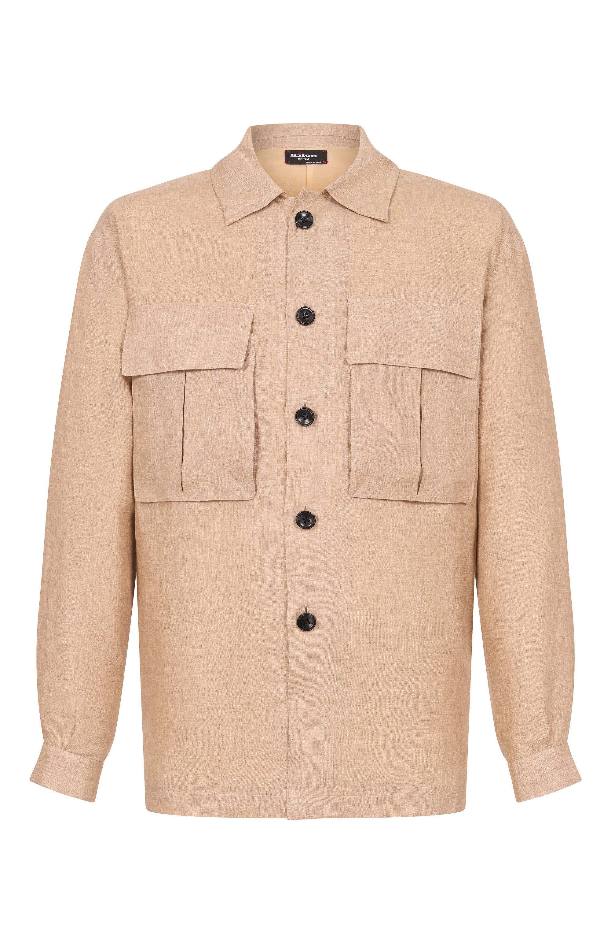 Льняная рубашка KITON, арт. UMC013H0921107, фото 1