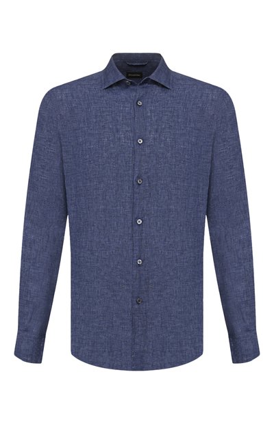 Льняная рубашка ZEGNA, арт. UUX38/SRF5, фото 1