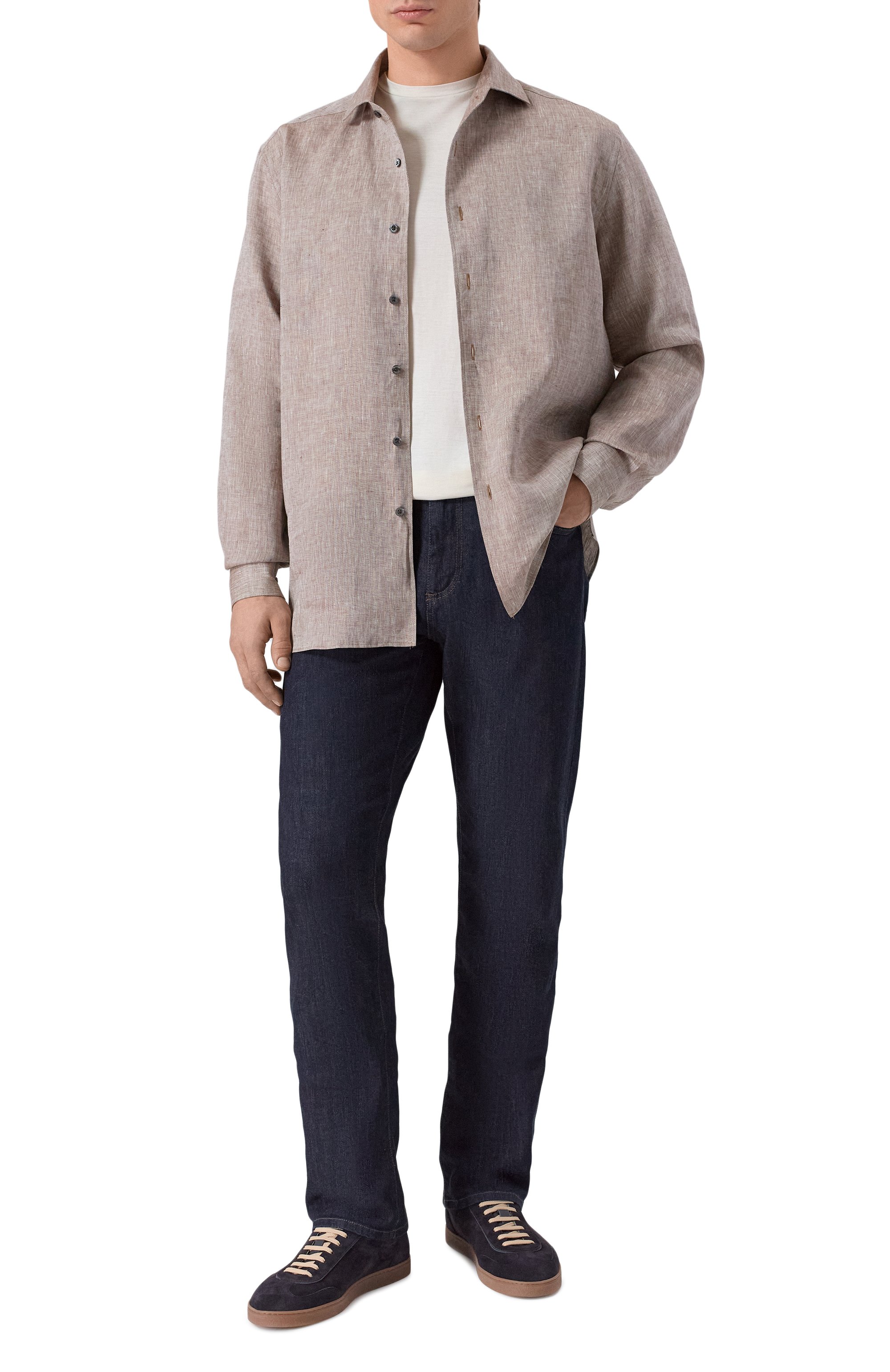 Льняная рубашка CORNELIANI, арт. 27P213/2711091, фото 2